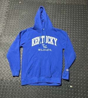 Champion Kentucky Wildcats Hoodie Size M Blue